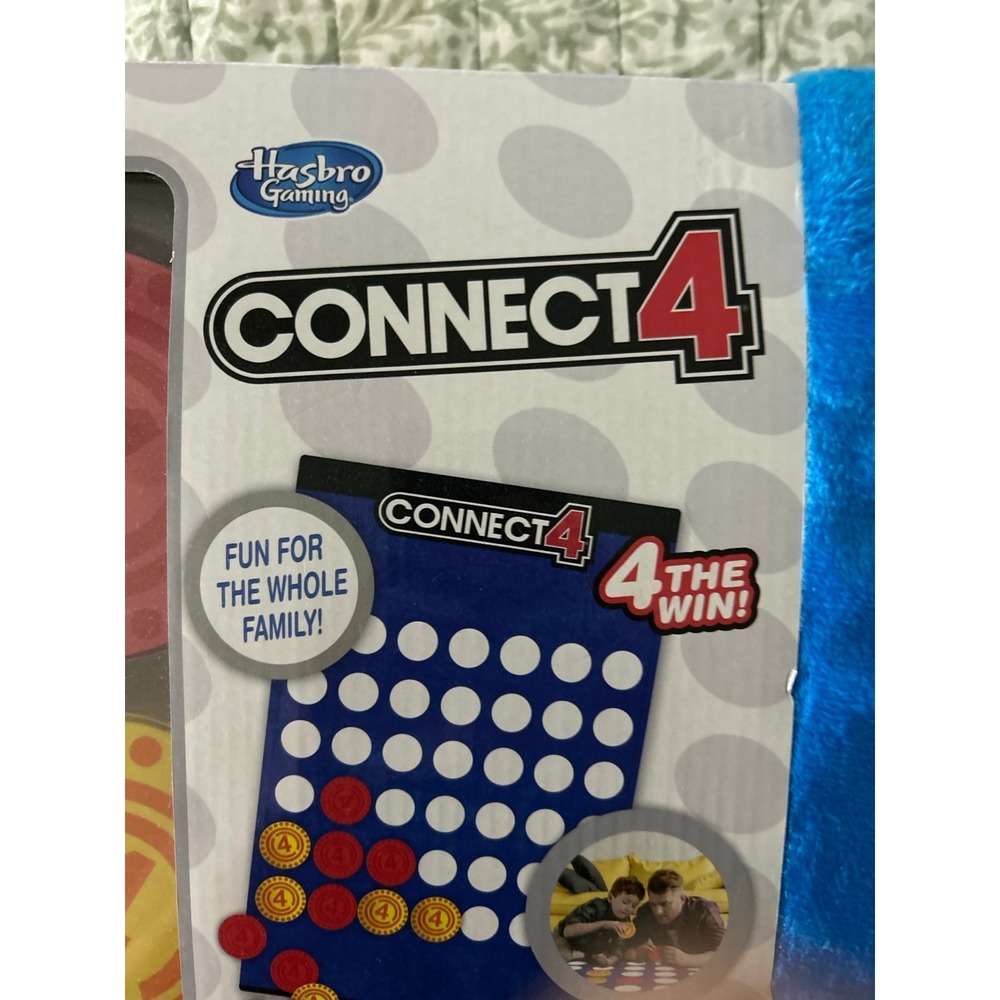 Hasbro‎ Connect 4 game blanket NWT - Picture 3 of 4